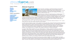Desktop Screenshot of aboutcyprus.com